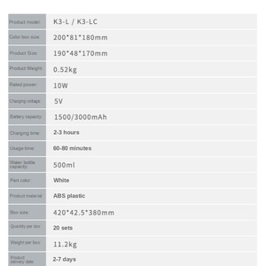 Pistolet de pulvérisation automatique nano blanc portable, distributeur d'aérosol électrique, alimentation USB, utilisation en extérieur, voiture, hôtel, fabrication durable - Product Image 6