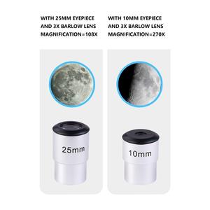 Fabricante 120mm Apertura 900mm Longitud focal Refractor profesional Telescopio astronómico Aleación de aluminio Acero inoxidable - Product Image 3