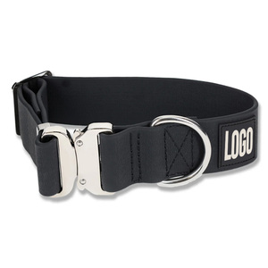 Collar de mascota resistente al agua a prueba de olores Collar de perro táctico de Pvc impermeable con hebilla de Hardware de Metal - Product Image 2
