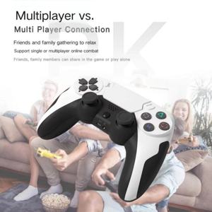Wireless BT Game Controller for P4/PC with Vibration Motor and Game Wheel Steering Turbo Button Six-axis Gyroscope - Product Image 4