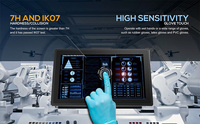 Moniteur tactile industriel haute luminosité, écran LCD étanche IP65, 7-27 pouces, moniteur tactile PCAP pour HMI extérieur