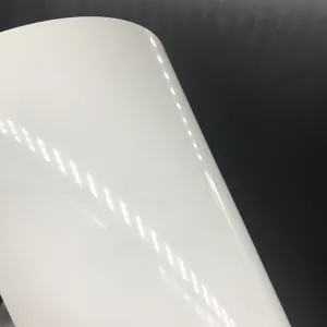 Fabbrica direttamente all'ingrosso 4*8 0.3mm foglio di PVC bianco lucido plastica PVC bianco plastica per pannello a parete