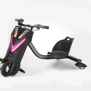 Design 36V 3 <b>Wheels</b> Suspension Smart Drift Trike Scooter with Steel & <b>Plastic</b> Frame Adjustable Seat for Kids - Product Image 4