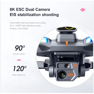 <span class=keywords><strong>K911</strong></span> <span class=keywords><strong>Max</strong></span> 8K double caméra 1080p HD Smart Return FPV RC 25 minutes de vol Autonomie de la batterie 2km Portée GPS Portable Plastique ESC - Product Image 4