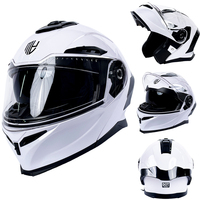 Casque de moto modulable certifié DOT YM en promotion, casques intelligents LED ABS pour vélos électriques tout-terrain, vente en gros