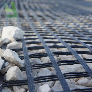 Fabbrica a basso prezzo di poliestere vialetto di ghiaia griglia di terra prodotti per la stabilizzazione del suolo stradale muri di contenimento geogriglia - Product Image 2