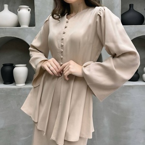 Conjunto de 2 Piezas para Mujer, Nuevo, Elegante, Cárdigan y Falda Larga, Color Sólido, a la Moda - Product Image 6