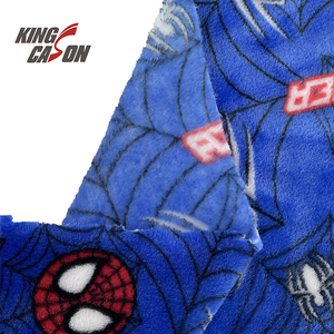 Kingcason Lightweight Comfort Highly Praised Silky Soft Cool Printed <strong>Spiderman</strong> Flannel Fleece Fabric for Peru Boys Garment - Product Image 3