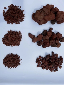 Rocce di Lava vulcanica rossa naturale pietre Decorative di ciottoli <span class=keywords><strong>per</strong></span> l'abbellimento del giardino Top Dressing cactus succulente Bonsai No chimico - Product Image 5