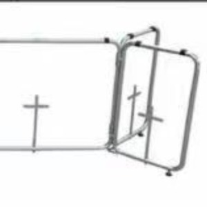 El fabricante suministra soportes para ataúdes de acero inoxidable para fines funerarios. - Product Image 2