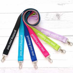 Wholesale Custom Printed <b>Polyester</b> <b>Lanyards</b> with Metal Hook & Breakaway Full Color Personalized Neck Straps for Events - Product Image 1