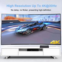 Commutateur HDMI SYONG 8 entrées 1 sortie 4K30Hz HDMI 1.4, HDCP 2.2, 3D avec télécommande IR, 8 ports pour TV, projecteur, PC, écran LED.