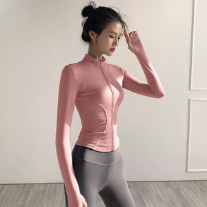 Veste de yoga à manches longues pour femme Printemps 2026 – Haut de sport respirant et à séchage rapide pour la course, l'exercice et les loisirs – Tailles S, M, L, XL, XXL, XXXL - Product Image 4