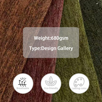 Tissu Jacquard en Polyester Tendance 2026, Meilleures Ventes, pour Designs de Canapés, Tissu Chenille 100% Polyester
