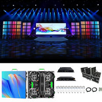 Mur vidéo LED couleur pleine gamme étanche IP65 pour extérieur et intérieur, HD P3.91, animation, location, événements, scène, arrière-plan modulaire clé en main