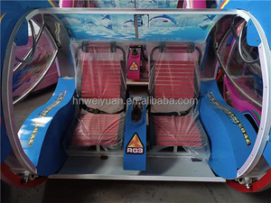 Leba Voiture à Bascule Double pour Enfants en Métal, Modèle Anglais pour Centre Commercial HC-02 Happy Car HC-02 - Product Image 3