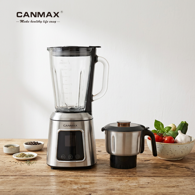 High Speed Electric Commercial Heavy Duty Blender 1.5L Capacity Hand Operated Smoothies Maker Portable Multifunctional Household