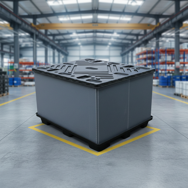 Heavy Duty Industrial 1210-706Pallet 4Industrial Anti-static ESD Safe Space Saving Durable Storage Logistics Turnover Quality