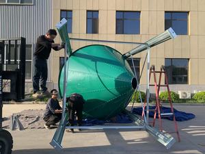 Túi lớn thép Silo lưu trữ cho xi măng Hạt Gia cầm thức ăn Pasto máy kéo cấp Cảm biến-Bột tráng-được sử dụng cho xây dựng trang trại - Product Image 2