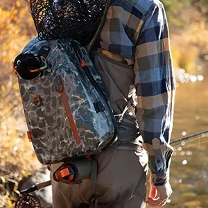 TPU कस्टम गोफन निविड़ अंधकार रॉड भंडारण के लिए फ्लाई मछली पकड़ने के बैग से निपटने
