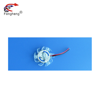 Ventilateur de refroidissement Transparent sans brosse DC 40mm 4010 lame en plastique à faible bruit sans cadre 5VDC/12VDC/24VDC Restaurants personnalisation OEM