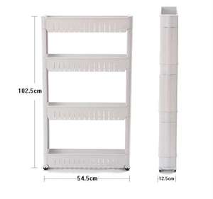 Organizadores de Baño Minimalistas y Modernos de 3 Niveles, Organizadores de Cocina Multiusos con Ruedas - Product Image 4