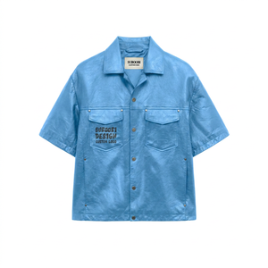 เสื้อแจ็คเก็ตหนัง PU แบบมีฮู้ด กันน้ำ ระบายอากาศได้ดี ไซส์ใหญ่  สำหรับทุกเพศ พิมพ์ลายโลโก้ตามสั่ง OEM/ODM ปี 2026 - Product Image 4