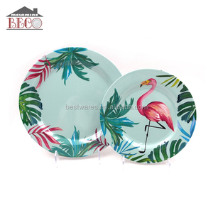 Plateau de luxe <span class=keywords><strong>en</strong></span> plastique mélamine, impression de fleurs rondes, europé<span class=keywords><strong>en</strong></span>, durable, <span class=keywords><strong>en</strong></span> <span class=keywords><strong>ligne</strong></span> - Product Image 3