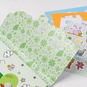 Set di Adesivi e Stencil con Libro da Colorare, Modelli Personalizzati, Giocattolo Divertente per Bambini per Creazioni Manuali - Product Image 6