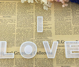 แม่พิมพ์ซิลิโคนกาวอีพ็อกซี่ numerals0-9จี้เค้กอาหรับมีตัวอักษรภาษาอังกฤษน้ำมันหอมระเหยสำหรับแม่พิมพ์3D - Product Image 4