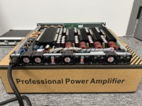 1U Sınıf D Dijital Amplifikatör Profesyonel Güç Amplifikatörü 4 Kanallı 3000Wx4 Subwoofer Stereo AMP Lineer Dizili Ses Sistemi