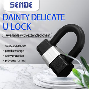 SENDE <span class=keywords><strong>ART</strong></span> Bike U-Lock avec chaîne Anti-vol Accessoire de sécurité de haute qualité pour E-scooter E-Bike Bicycle Motor bike u Lock - Product Image 2
