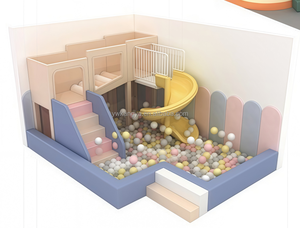 OEM gioco di ruolo da parco giochi al coperto morbido personalizzato fingere giochi casa e ristorante divertente attrezzatura Soft Play genitore-bambino - Product Image 4