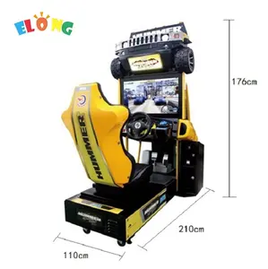 Máquina de jogo de vídeo de corrida eletrônica biométrica, venda quente de moedas de diversões operadas com arcade, clássico, simulador de vídeo de corrida para venda