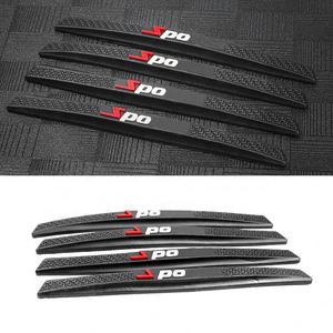 แผ่นกันกระแทกขอบประตูรถยนต์ PVC 4 ชิ้น ป้องกันการชนสำหรับรถยนต์ - Product Image 3