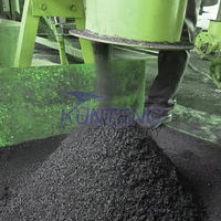 Four de carbonisation rotatif continu pour la production de charbon de bois à partir de bois et de coques de noix de coco