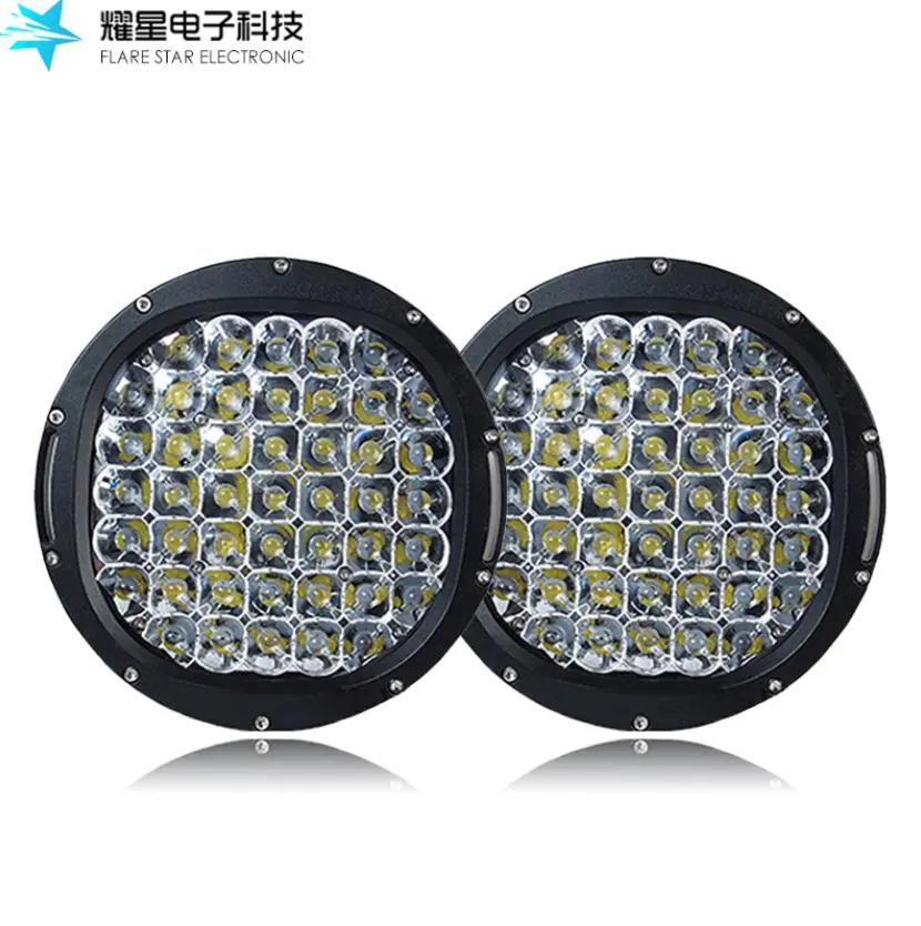 9 بوصة 225W LED جولة ضوء العمل ، بقعة العلوي الطرق الوعرة سيارة مصباح شاحنة الزخرفية أضواء ، 4X4 خارج الطريق مصابيح القيادة