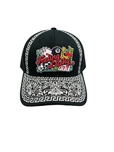 Casquettes personnalisées Wecondo, 5 panneaux, logo brodé, Lucky Las Vegas 777, Black Eight Ace Poker Hat, <span class=keywords><strong>casquette</strong></span> de baseball, <span class=keywords><strong>casquette</strong></span> de papa, casquettes de sport - Product Image 1