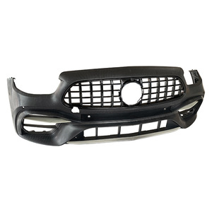 Mercedes-Benz Front Bumper 213 E-Class GT Grille Black Silver PP Material - Product Image 1