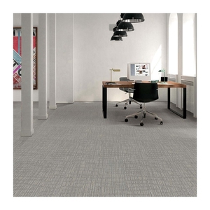 Giá rẻ Giá có thể tháo rời dày thương mại PP vuông dính 50*50 văn phòng thảm thảm gạch sàn để bán gạch thảm - Product Image 3