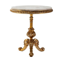 Luxuriöser Neoklassischer Stil Massivholz Beistelltisch und Endtische für Wohnzimmer-Set - Foshan Fabrik Großhandel