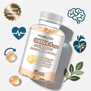 EPA/DHA 大量卸売 深海天然オメガ<span class=keywords><strong>3</strong></span>魚油グミ 3600mg 高濃度 大人用サプリメント 脳と心臓の健康に - Product Image 4