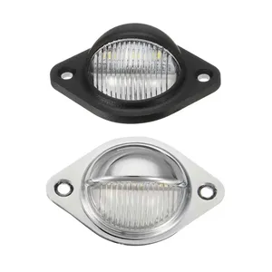 Lampe de <span class=keywords><strong>plaque</strong></span> d'<span class=keywords><strong>immatriculation</strong></span> à 3 LED pour voiture, camion, SUV, remorque, fourgonnette, éclairage de marchepied, éclairage de dôme, éclairage de chargement - Product Image 1