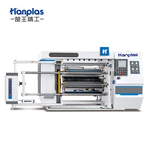 Máquina de corte longitudinal de alta velocidad automática Hanplas, papel laminado de película plástica, papel