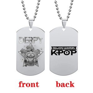 Anime Movie Kpop Demon Hunters Collier Saja Boys Rumi Mira Zoey Pendentif Halloween Mode Homme Femme Cosplay Accessoire Cadeaux - Product Image 5