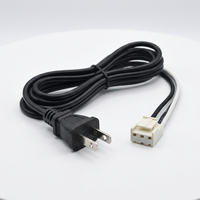Cable de Alimentación PSE Japón, Cable de Extensión de 2 Pines, JIS C 8303, Aprobado por PSE, H05VV-F, Cable de Repuesto para Monitor de Computadora y TV
