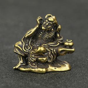 Groothandel Aangepaste Antiek Brons Achttien Arhats Bronzen Standbeeld Oude Boeddha Ambachtelijke Collectie Desktop Ornamenten - Product Image 3