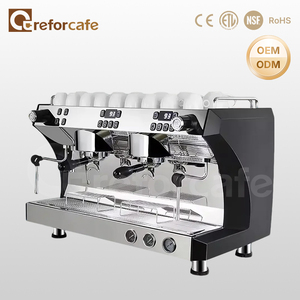 Bomba rotativa de 9 bares de acero inoxidable italiano personalizada, máquina de espresso comercial profesional de <span class=keywords><strong>2</strong></span> grupos - Product Image 2