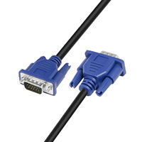 Kabel Monitor VGA ke VGA Grosir Kustom 15 Pin Male to Male untuk Koneksi Komputer PC Proyektor