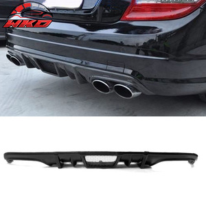 Protector de Parachoques Trasero para Benz Clase C W204 C63 Estilo R 2008-2011 Difusor de Fibra de Carbono Accesorios para Automóviles - Product Image 1
